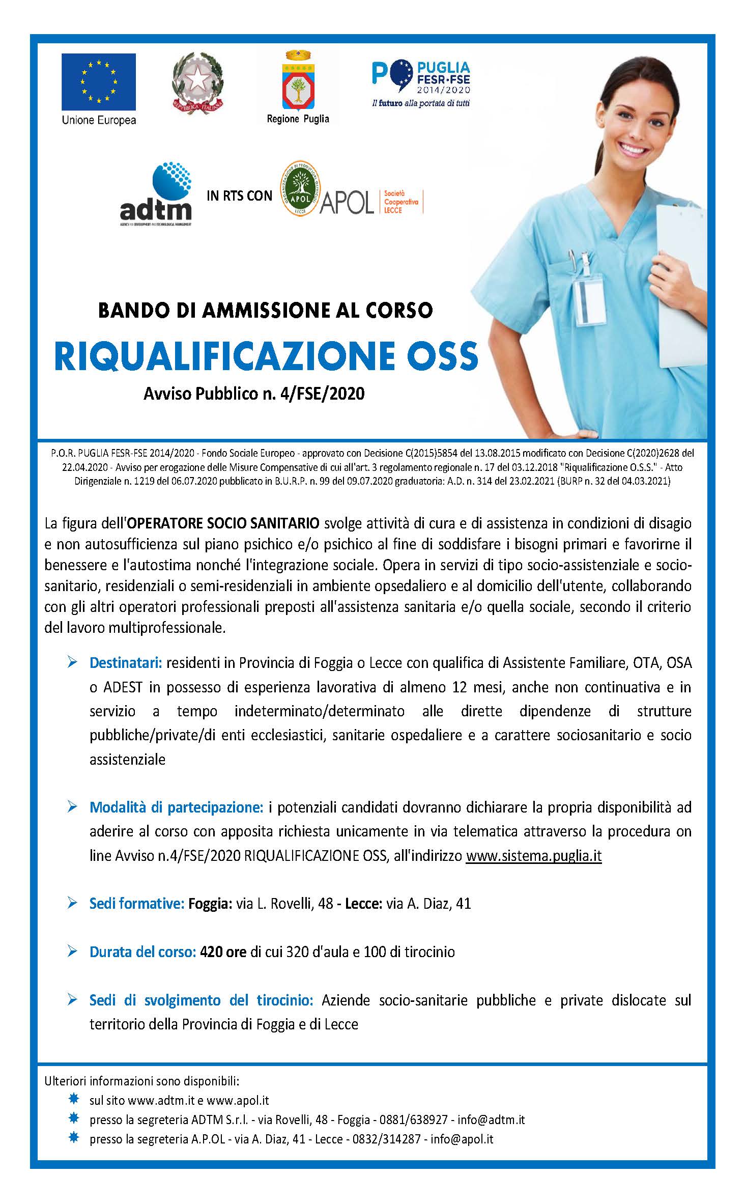 Locandina Riqualificazione OSS